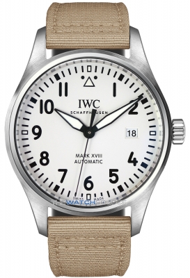 Buy this new IWC Pilot's Watch Mark XVIII 40mm iw327017 mens watch for the discount price of £3,681.00. UK Retailer.